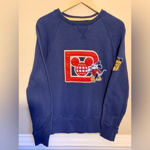 Vintage Disney Parks Varsity Letter Pullover Sweatshirt. EUC. Size Small.